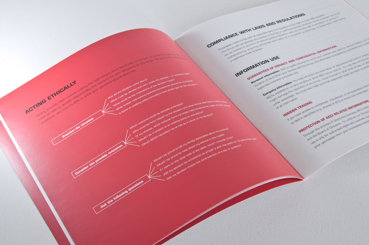 Code of Ethics, Booklet, mini, summary, AECI, 